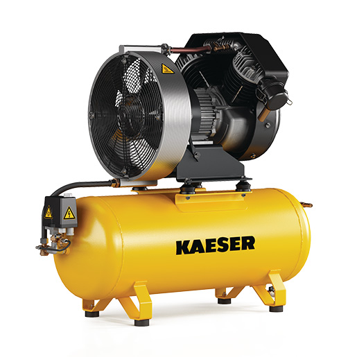 KAESER Industrial Reciprocating compressor model KCT 420-100 (horizontal) oil-free