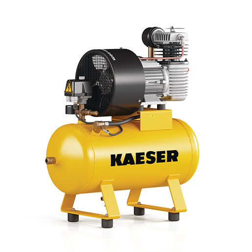 KAESER Industrial Reciprocating compressor model KCT 110-25 (horizontal) oil-free