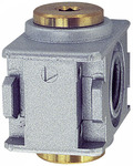 Distributor »multifix-mini«, Size 0, G 1/4, with 2 outlets G 1/8