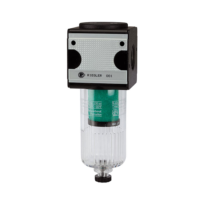 Microfilter »multifix« with PC container, 0.01 µm, Size 3, G 1/2