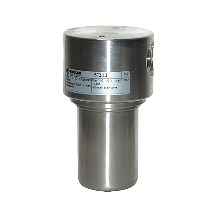 Stainless steel filter, 1.4404, 50 µm, G 1/4