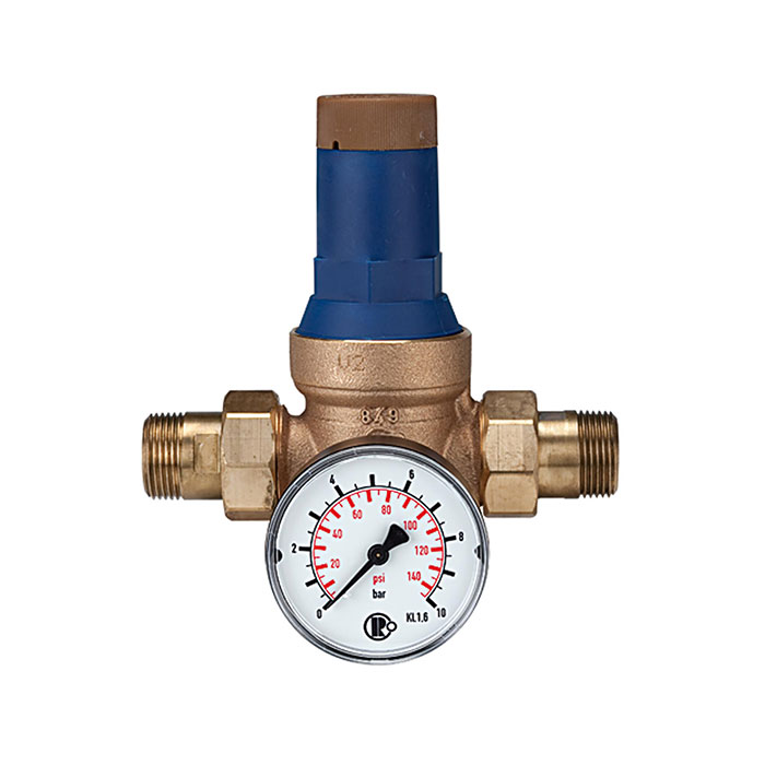 Pressure regulator for potable water, DVGW tested, R 1/2