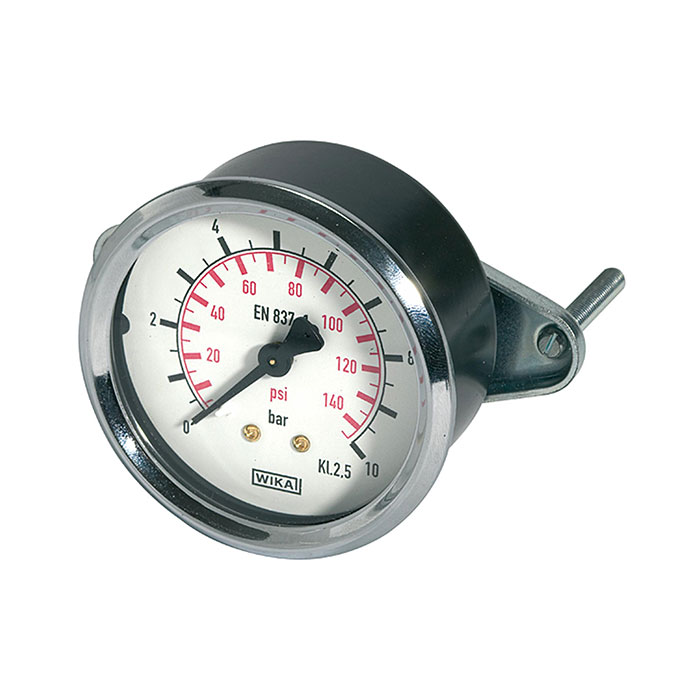 Standard pressure gauge, triangle front ring, G 1/4, 0 - 4 bar