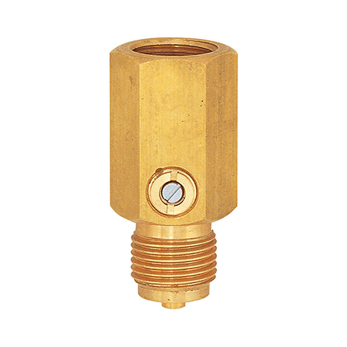 Impact reducer for pressure gauge, G 1/2, PN 400 bar, brass