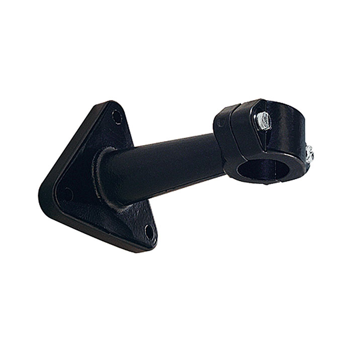 Measurement device holder, Extension 100, black painted aluminium