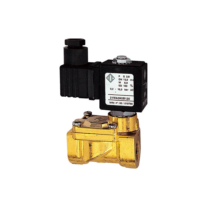 2/2-sol.valve,NC,pilot oper.,230-240V,50-60Hz,NBR,G3/8,0.2-16bar