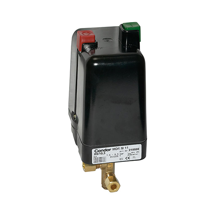 Pressure switch, compressors, Three-phase current design 2-11 bar