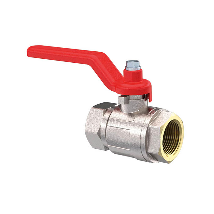 Ball valve, Standard type, IT/IT, nickel-plated brass, G 1/2