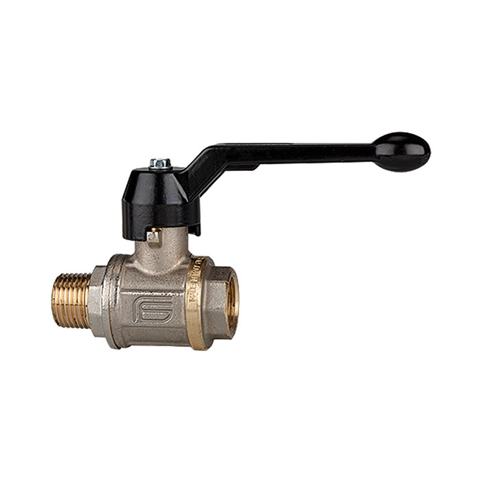 Ball valve heavy duty design, Manual lever, IT/ET, G/R 3/4