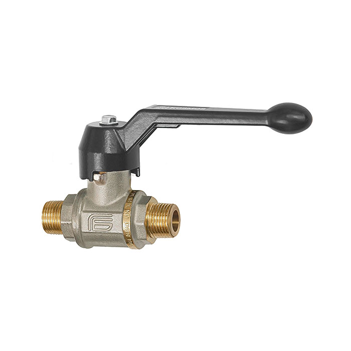 Ball valve heavy duty design, Manual lever, ET/ET, R 1 1/4