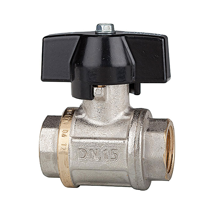 Ball valve heavy duty design, Butterfly handle, IT/IT, G 3/8