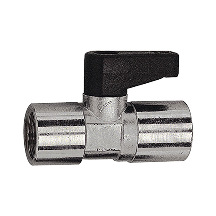 Mini ball valve, Rotating handle, Rp 1/4 IT