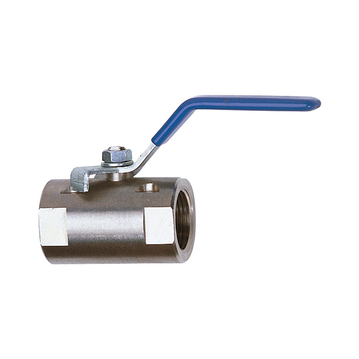 Stainless steel ball valve, 1-piece, Full passage, G 1/4