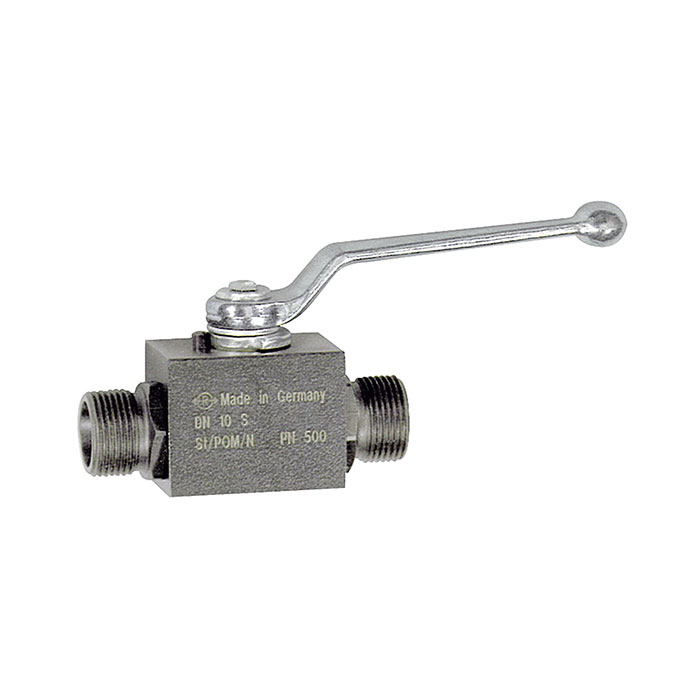 Ball valve, High pressure design, Lightweight series, M12x1.5