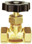 Needle valve, Brass, with fine control, G 1/2 IT, DN 4