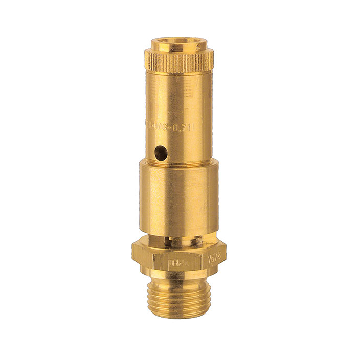 Full stroke safety valve DN 10, G 3/8, Trigger pressure 0.2 bar