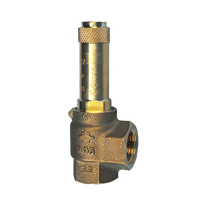 Corner safety valve, G 1/2, Trigger pressure 0.2 bar