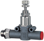 Pressure regulator »lineonline«, G 1/8 (inlet), hose Ø 6 (outlet)