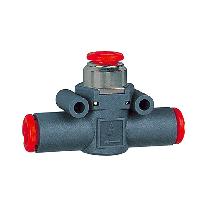 Quick relief valve »lineonline«, Controlled venting, for hose Ø 6