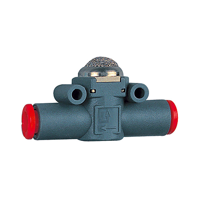 Quick relief valve »lineonline«, with silencer, for hose Ø 4 mm