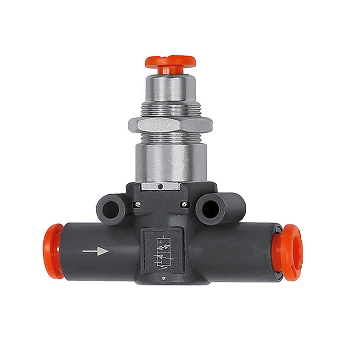 3/2-way valve, pneumatically »lineonline«, NC, hose-hose, hose Ø8