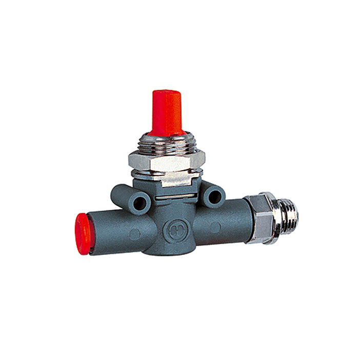 Blocking valve, Hose (inlet) - thread (outlet), G 1/8, hose 8