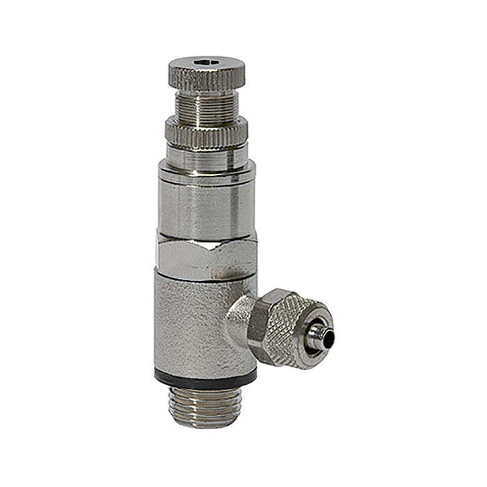 Compact pressure regulator, Quick connector for hose 6/4, G 1/8