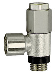 Pneumatically piloted stop valve, G 3/8, G 3/8 i., G 1/8