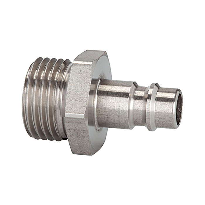 Nipple for I.D. 7.2 - 7.8, Stainless steel 1.4305, G 1/4 ET