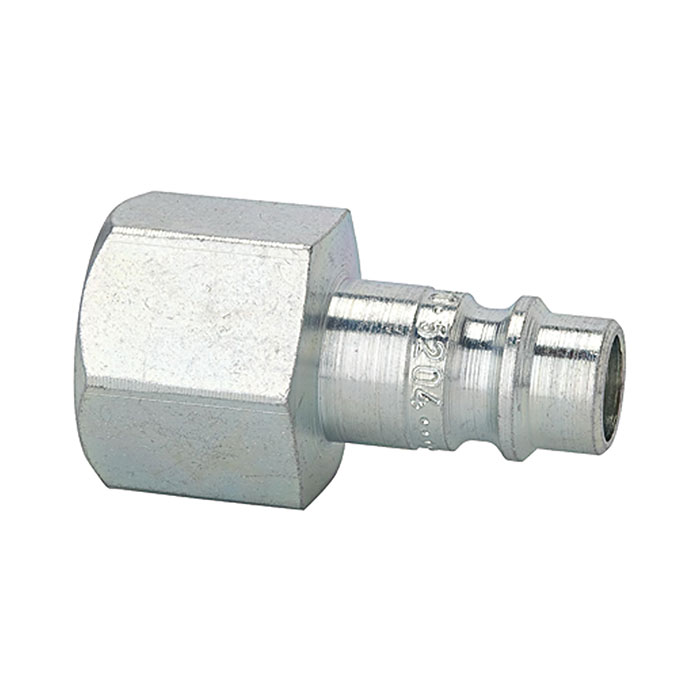 Nipple for couplings I.D. 7.2 - 7.8, hard. / gal. steel, G 1/8 IT