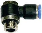 Push-in L-fitting »Blue Series«, rotating, G 3/8 o.