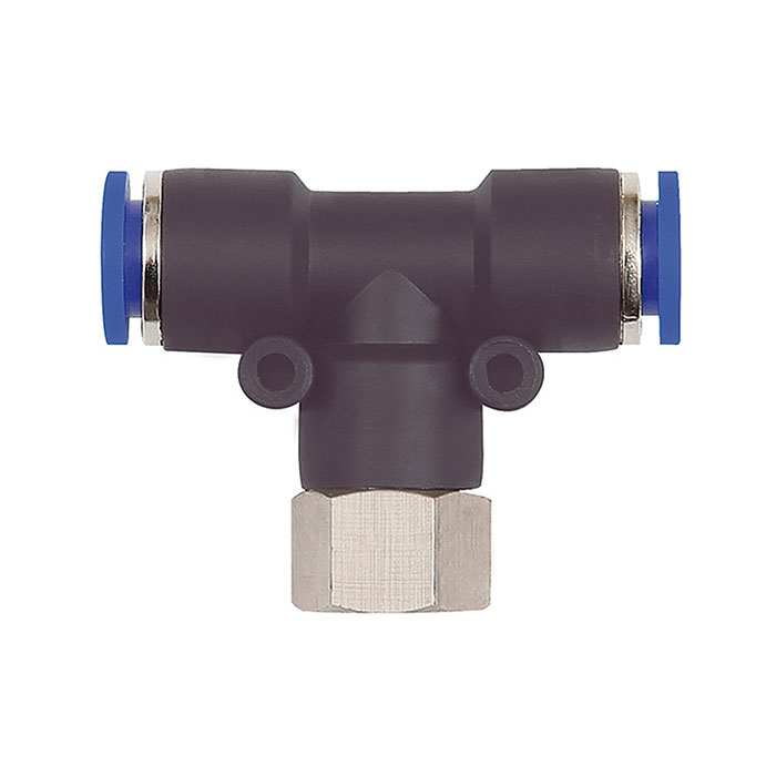 Push-in T-fitting »Blue Series«, rotating, G 1/8 i.