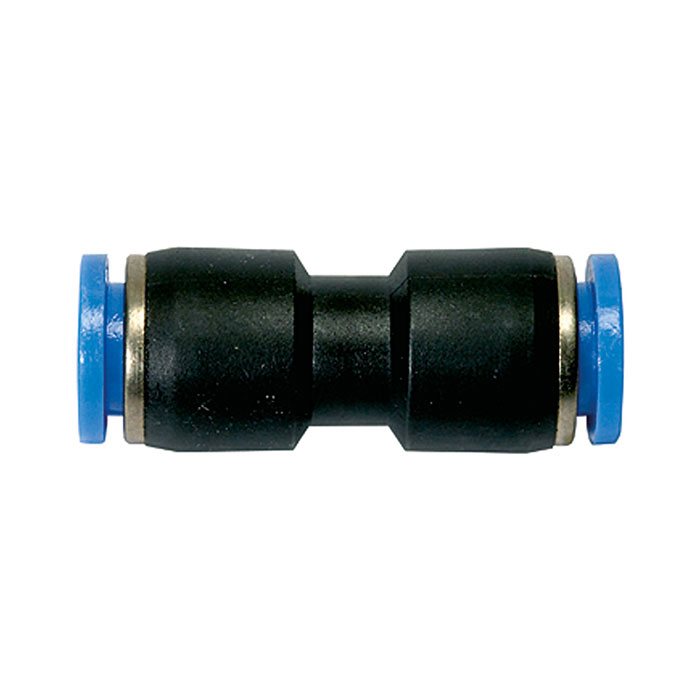 Straight push-in connector »Blue Series«, for hose exterior Ø 8