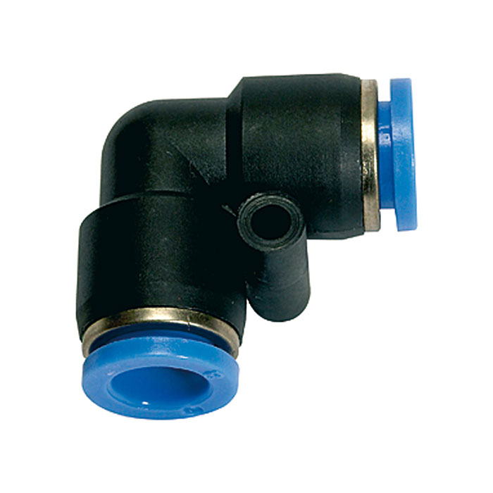 Push-in L-connector »Blue Series«, for hose exterior Ø 14 mm