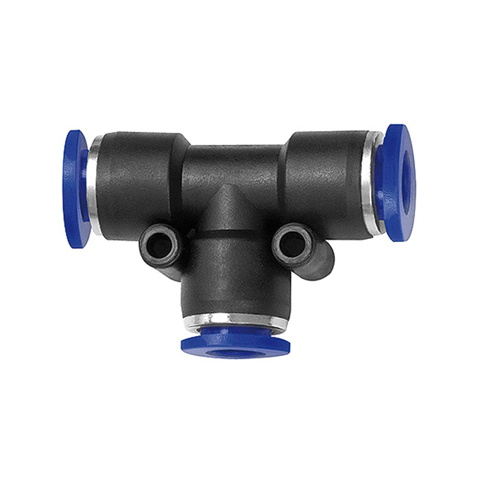 Push-in T-connector »Blue Series«, reducing, hose ext. Ø 2x4/1x6