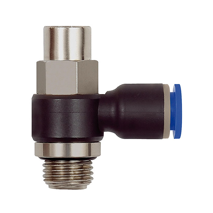 Throttle check valve »Blue Series«, Discharge throttle, G 3/8 o.