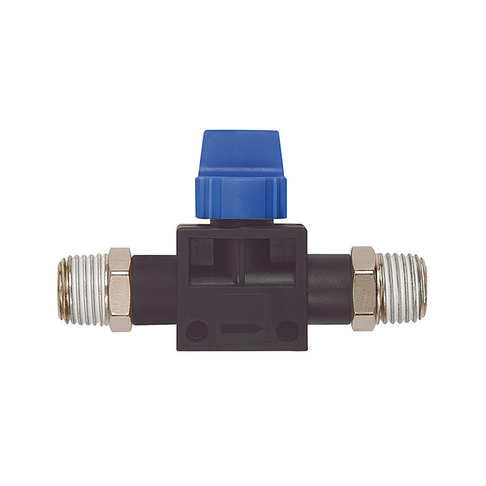 3/2-way valve »Blue Series«, R 1/4 o., R 1/4 o., thread coating