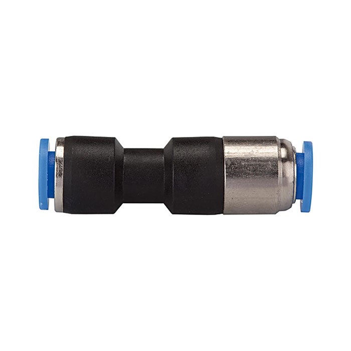 Straight push-in connector »Blue Series«, Self-locking, hose Ø 4