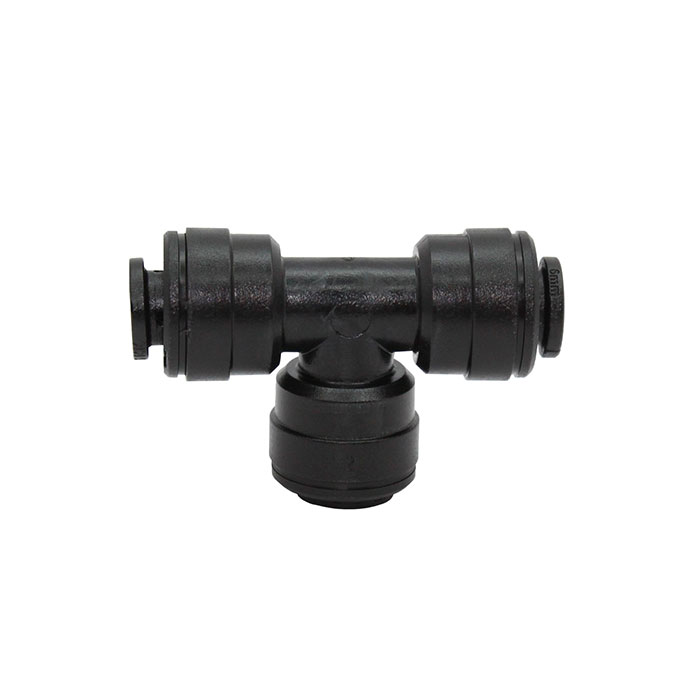 T-connection POM, for hose exterior Ø 4 mm