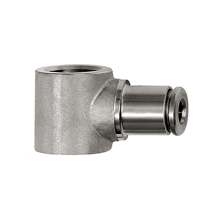 L-ring piece, G 1/8, for hose exterior Ø 4 mm