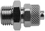 Straight screw-in fitting, without O-ring, M5 o., for hose 5/3