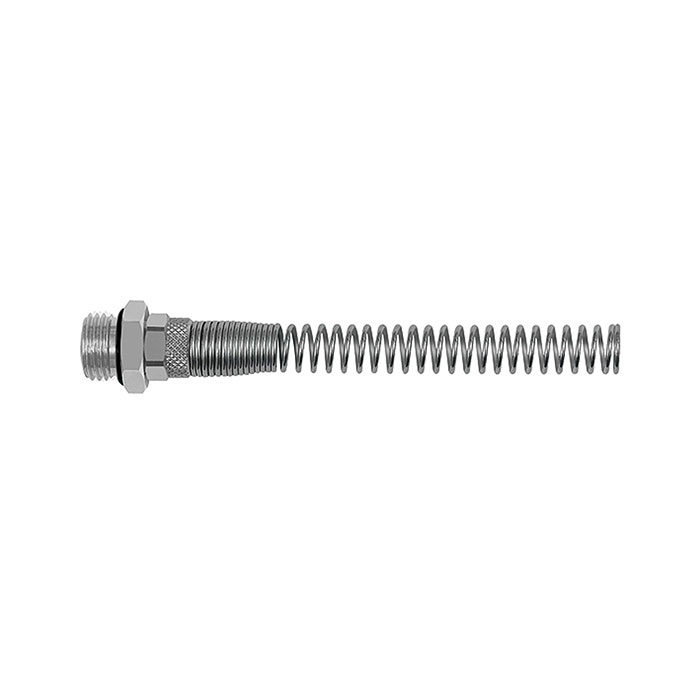 Straight screw-in fitting, Kink protection spring, G 1/4 o.