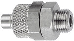 Straight screw-in fitting, G 1/2 o., for hose 12/9 mm, AF 24