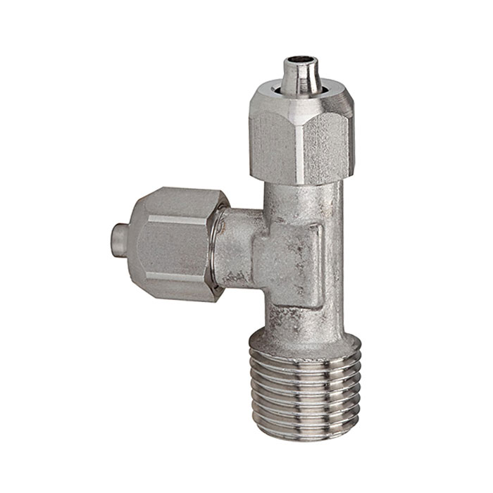 L-Einschraubverschraubung, R 1/4 a., für Schlauch 6/4, ES 1.4404