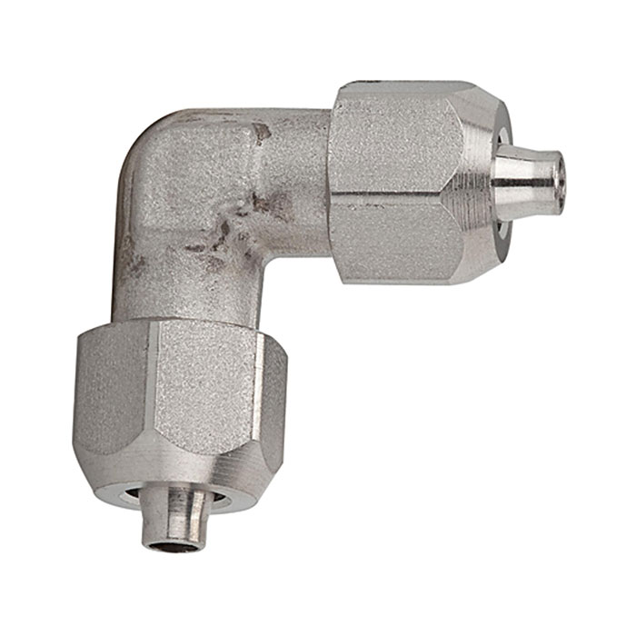 Angle connector, for hose 8/6 mm, AF1 14, AF2 10