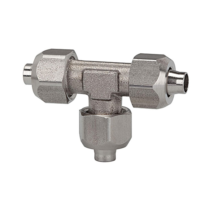 T-connection, for hose 8/6 mm, AF1 14, AF2 10