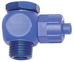 Angled fitting, rotating, G 1/8, for hose 6/4 mm, POM