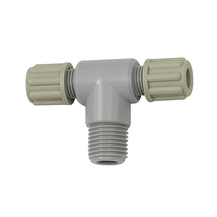 T-screw-in fitting G 1/6 o., for hose 4/8 mm, PA