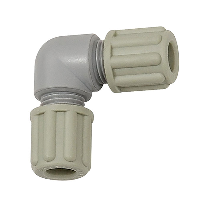 Angled hose fitting, for hose 4/6 mm, PA