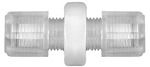 Straight hose connection, for hose 6/8 mm, AF 19, PFA